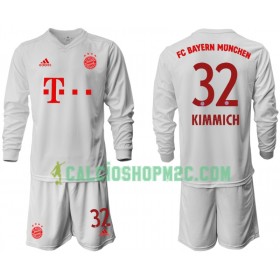 Bayern Monaco Joshua Kimmich 32 Bambino Maglia Trasferta 2020/2021 Manica Lunga (+ Pantaloncini)